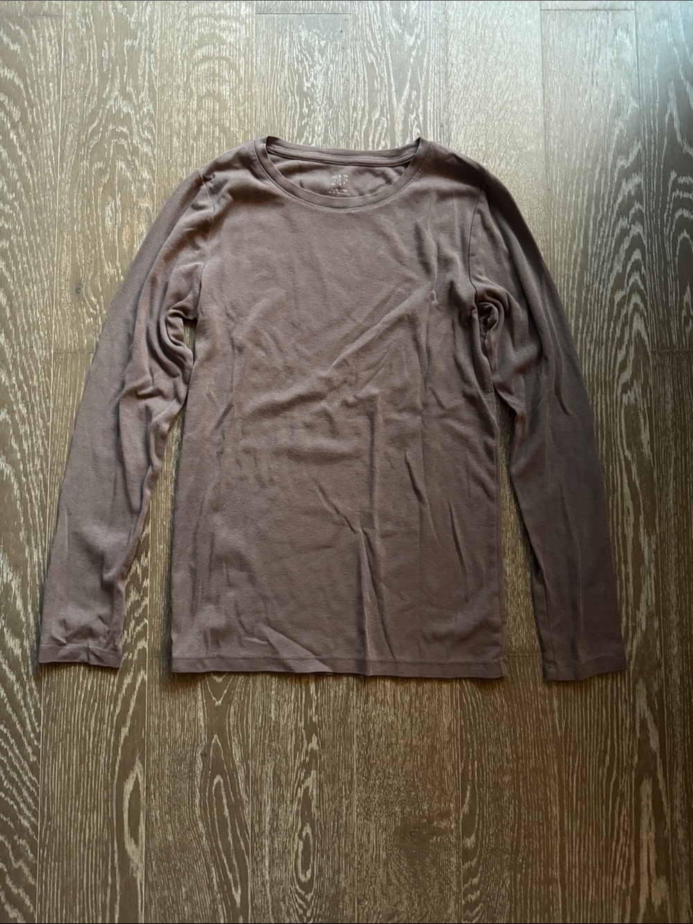 GAP Men's Long-Sleeve Crew Neck Shirt — Brown